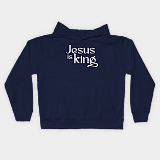 Jesus Is King Elegant Kids Hoodie